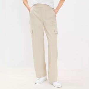 NWOT LOFT Lou & Grey Wanderweave Cargo Pants Women’s Size M